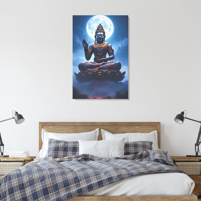 Toile Esprit de la Lune sur Nusantara (Insitu(Chambre))