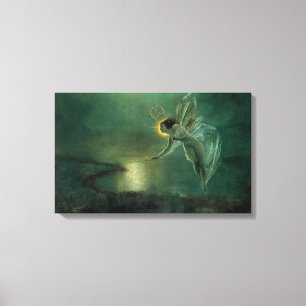 Toile Esprit de la nuit par Grimshaw, fée victorienne