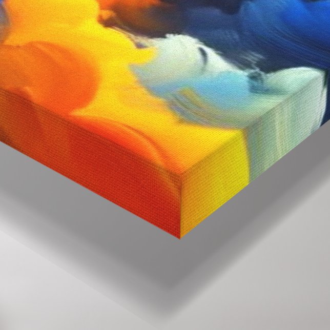 Toile Essence de la lumière du soleil - Abstrait Mur de  (Coin(Bas))