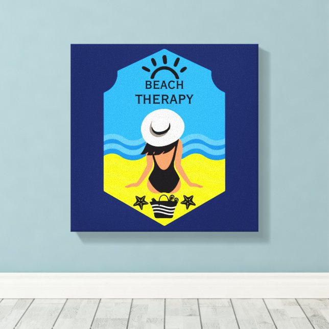 Toile Essentiel Été Plage  (Insitu (Plancher de Bois))