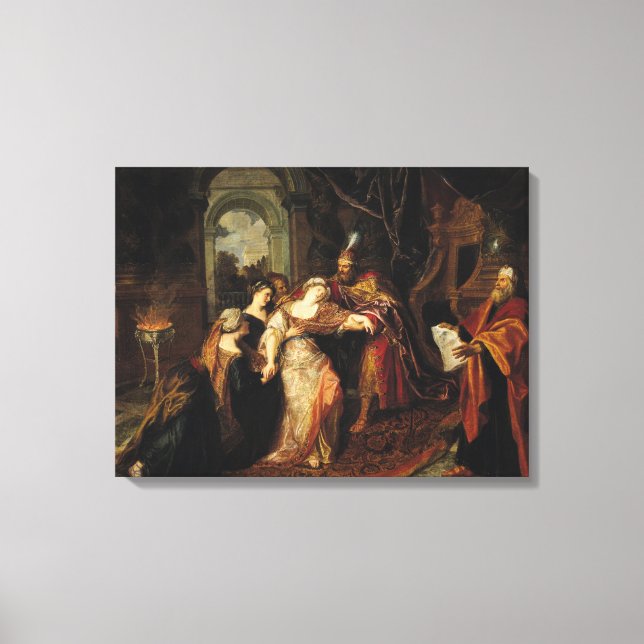 Toile Esther avant Ahasuerus, avant 1697 (Recto)