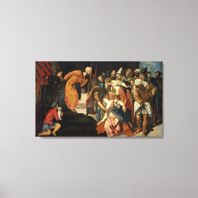 Toile Esther devant Ahasuerus, 1548 (Recto)