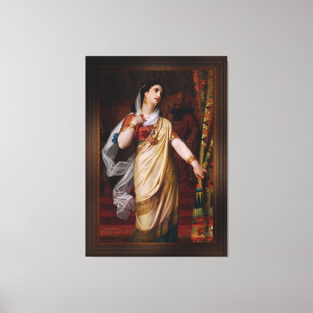 Toile Esther par Hugues Merle (Recto)