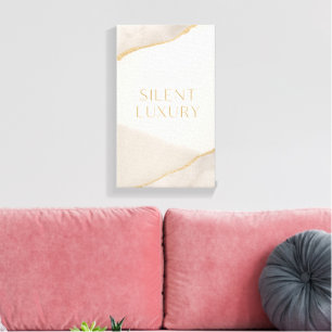 Toile esthétique neutre - Décor Maison de luxe cal