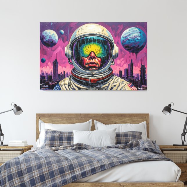 TOILE ET L'AVENIR S'ASSOMBRIT (Insitu(Chambre))