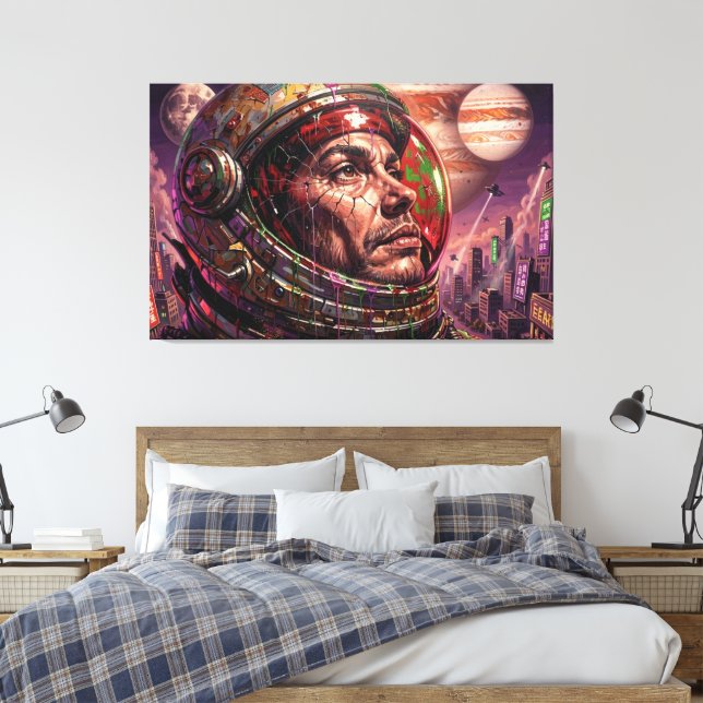 TOILE ET LE FUTUR S'OBSCURCIT 9 (Insitu(Chambre))