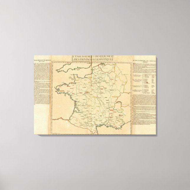 Toile Établissements français (Recto)