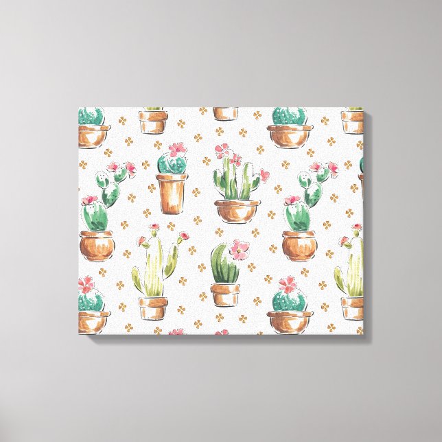 Toile Étape de fleur du désert | Blossom Motif (Recto)