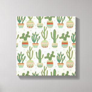 Toile Étape Geo Sud-Ouest   Motif Cactus