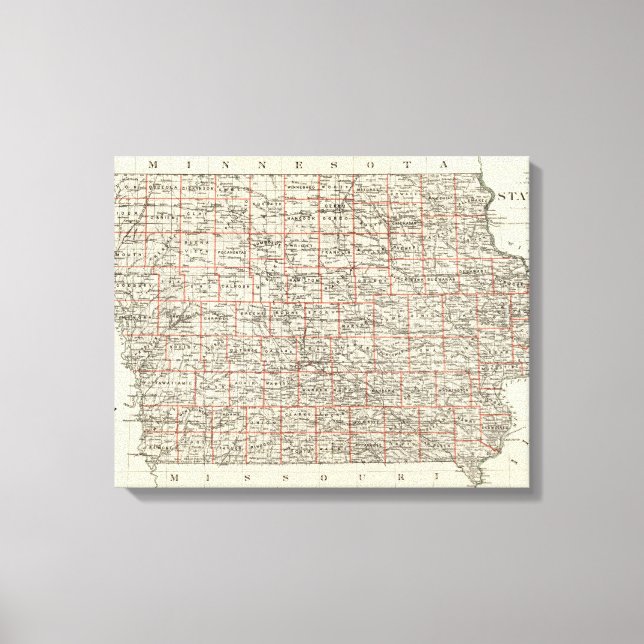 Toile État de l'Iowa (Recto)