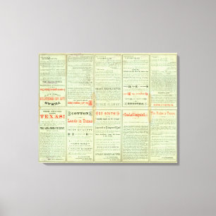 Toile État de verso du Texas