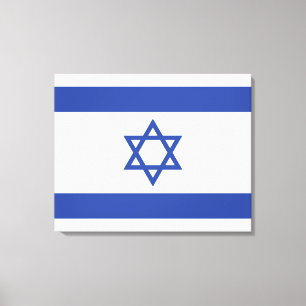 Toile Etat d'Israël Drapeau, Étoile de David Juifs