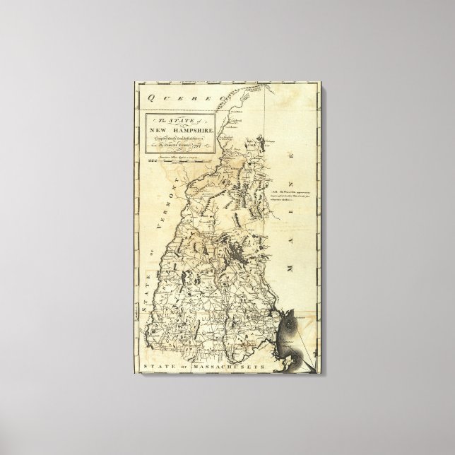 Toile État du New Hampshire 2 (Recto)