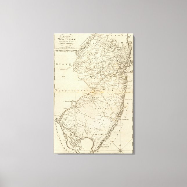 Toile État du New Jersey 2 (Recto)