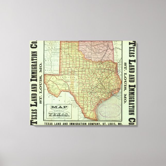 Toile État du Texas (Recto)
