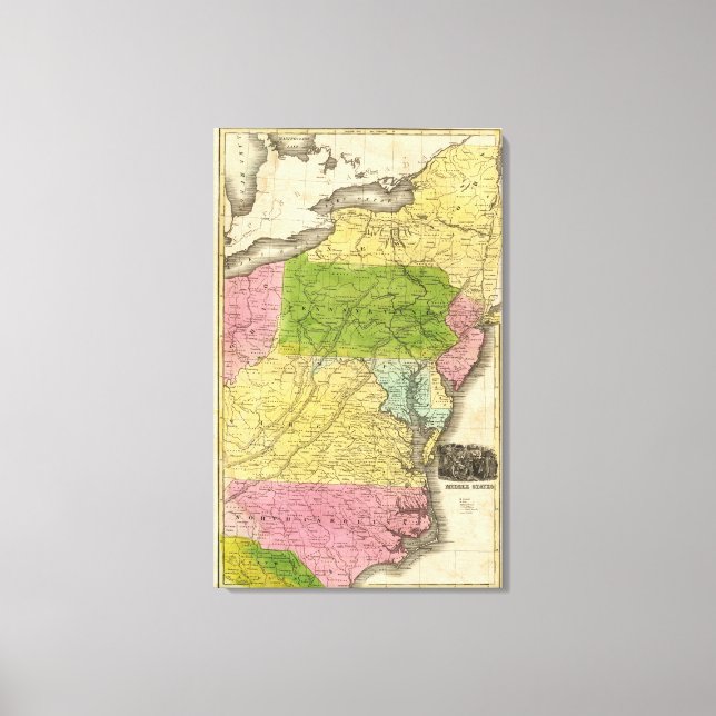 Toile États du Moyen-Orient 3 (Recto)