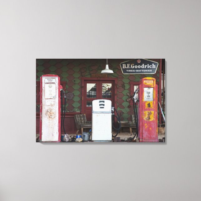 Toile États-Unis, Arizona. Chlorure ville fantôme, vieux (Recto)