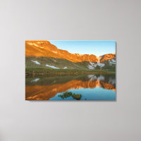 États-Unis, Colorado, Mt. Evans. Réflection de Sum