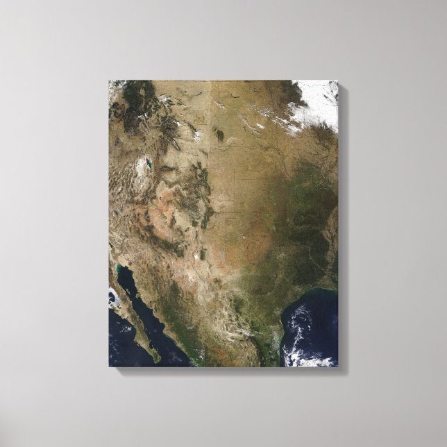 Toile États-Unis du centre et de l'ouest (Recto)