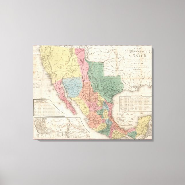 Toile États-Unis et Mexique (Recto)