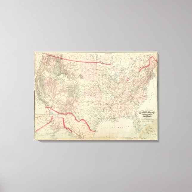 Toile États-Unis et territoires (Recto)