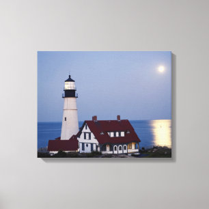 Toile États-Unis, Maine, Portland, Cap Elizabeth, Light