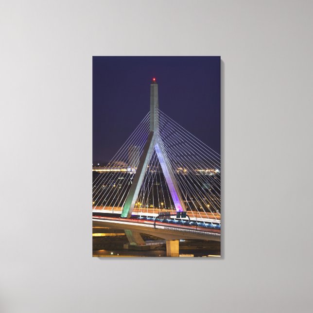 Toile États-Unis, Massachusetts, Boston. Leonard Zakim (Recto)