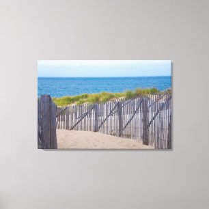 Toile États-Unis, Massachusetts. Dunes et sentier