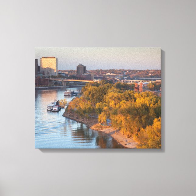 Toile États-Unis, Minnesota, Minneapolis, St. Paul (Recto)