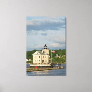 Toile États-Unis, New York, Kingston, Hudson River. Ron