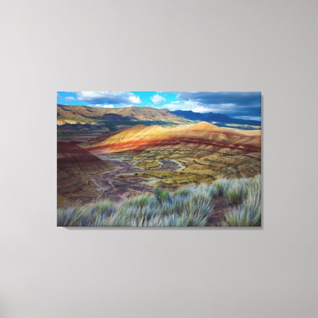Toile États-Unis, Oregon. Paysage des Painted Hills (Recto)