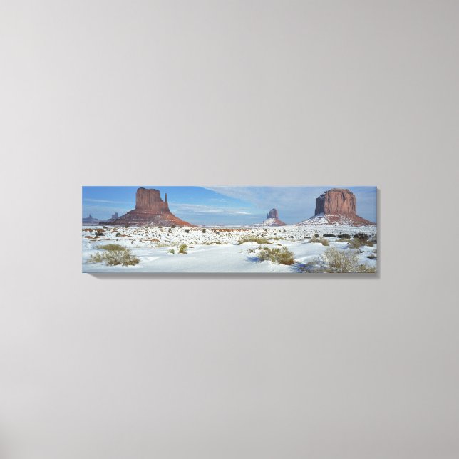 Toile États-Unis, Utah, Monument Valley. L'armoise se mo (Recto)
