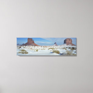 Toile États-Unis, Utah, Monument Valley. L'armoise se mo
