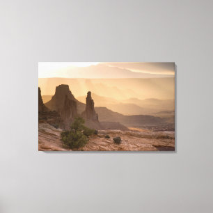Toile États-Unis; Utah; Parc national de Canyonlands. Vu