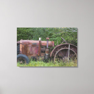 Toile ÉTATS-UNIS, Vermont, MANCHESTER : Tracteur agricol