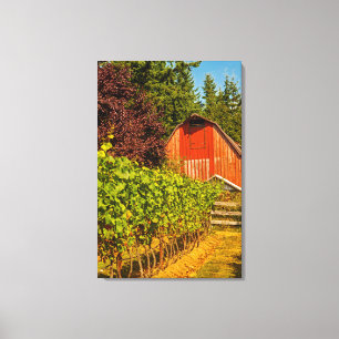 Toile États-Unis, Washington, île Whidbey. Vignoble