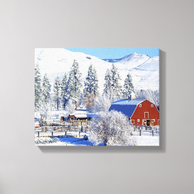 Toile États-Unis, Washington, Methow Valley, Granges dan (Recto)