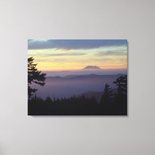 Toile États-Unis, Washington. Mont St. Helens vu à trave