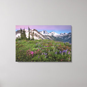 Toile États-Unis, Washington, montagnes Cascade, Nord