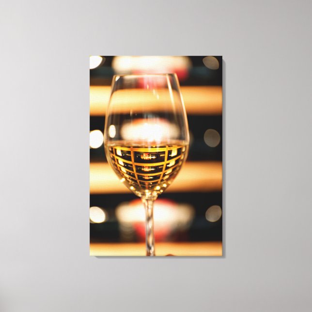 Toile États-Unis, Washington, Walla Walla. Verre à vin (Recto)