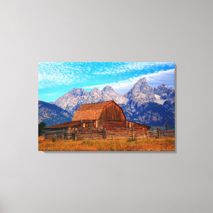 Toile États-Unis, Wyoming, Grand Teton National Park.