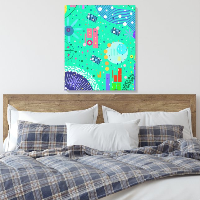 Toile Été Mousse de Mer : Art Abstrait  (Insitu(Chambre))