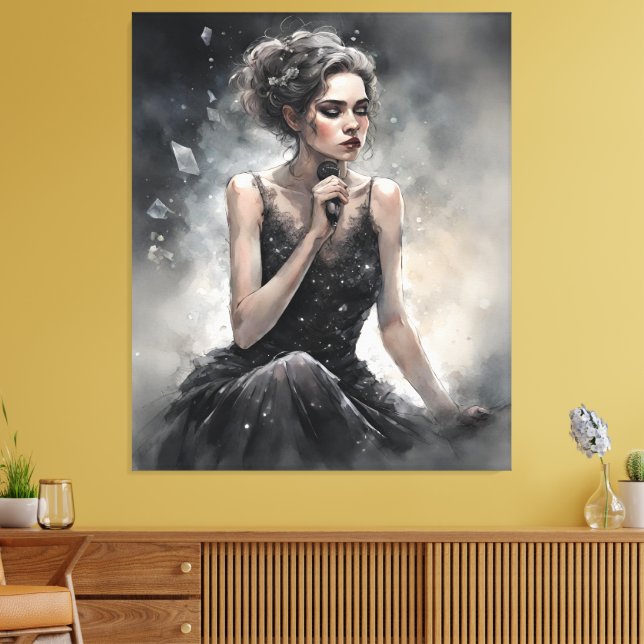 Toile Ethereal Melody Canvas Print (Insitu(Salon))