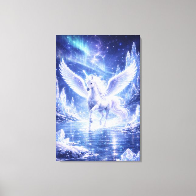 Toile Ethereal Winged Unicorn of Light  | ManJiangHong F (Recto)