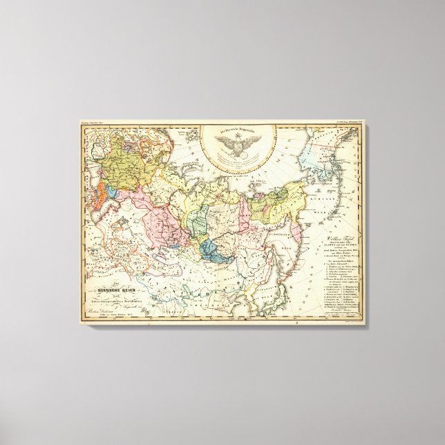 Toile Ethnographie de l'Empire russe (Recto)