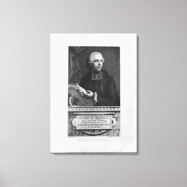 Toile Etienne Bonnot de Condillac (Recto)
