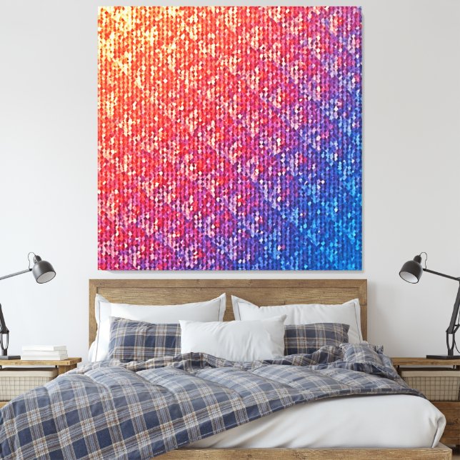 Toile Étincelle de mosaïque émotionnelle vive (Insitu(Chambre))