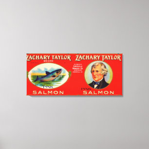 Toile Étiquette saumoné de marque de Zachary Taylor