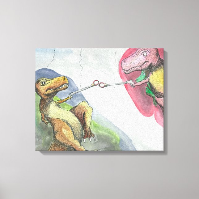 Toile étirée de 20 po x 16 po x 1,5 po "Création d (Recto)