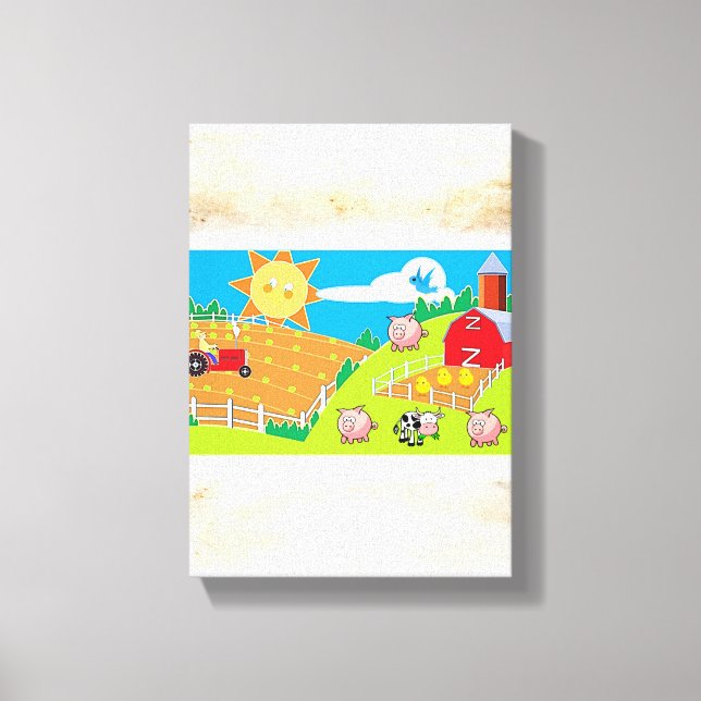 Toile étirée Fête des pères d'impression (Recto)